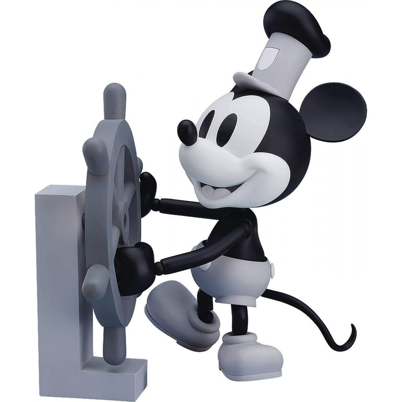 Good Smile Company – Nendoroid Mickey Mouse Steamboat Willie 1928 Figure (B&W Ver.)