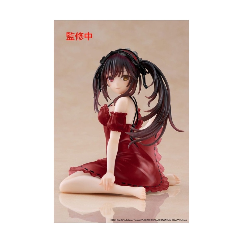Date A Live V Desktop Cute Figure Kurumi Tokisaki Nightwear Ver. Renewal 13cm Figurine