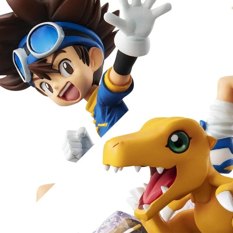 Digimon Adventure G.E.M. Series statuette PVC Taichi Yagami & Agumon 20th Anniversary 12 cm
