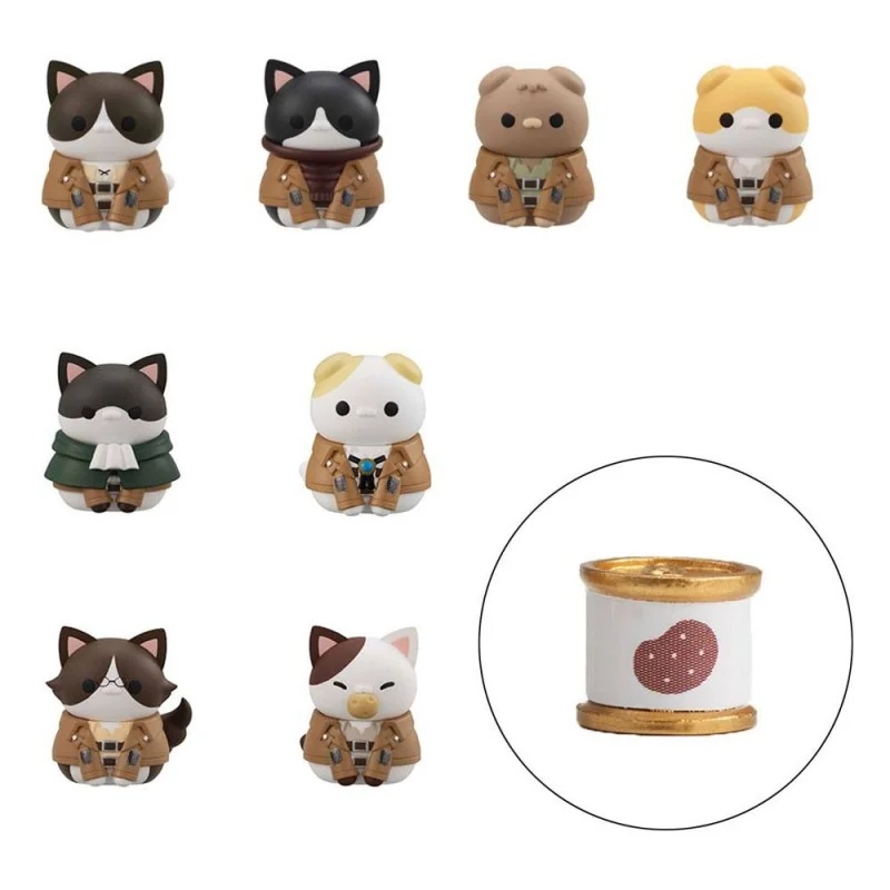 Attack on Titan Mega Cat Project trading figures Gathering Scout Regiment danyan! Special Set 3cm