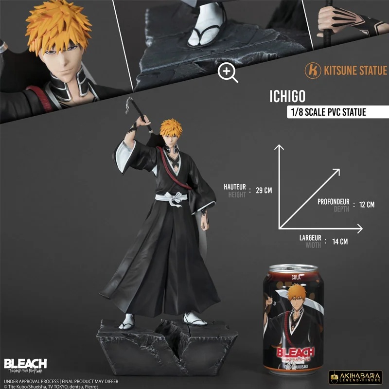 Bleach Statue 1/8 Ichigo 29cm Figurine