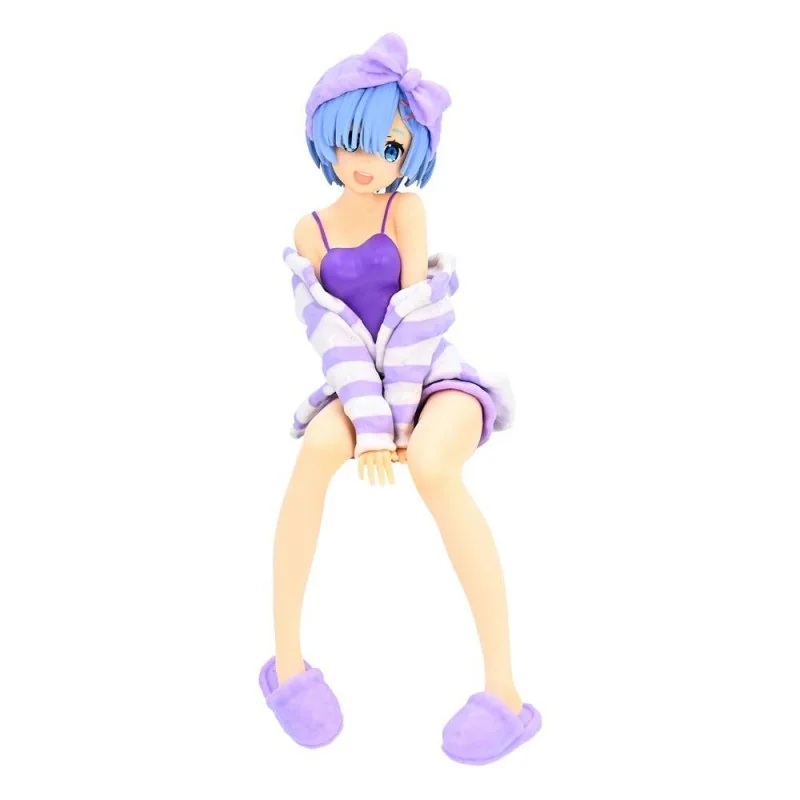 Rem Room Wear Purple Color Noodle Stopper – Re:Zero 14 cm Figurine