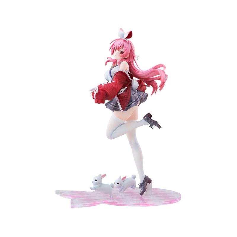 Rosuuri Original Character PVC Figure 1/7 White Rabbit Rosu Casual Clothes Ver. 25cm