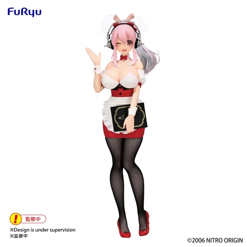 Super Sonico BiCute Bunnies Super Sonico Waitress Ver. 28cm Figurine