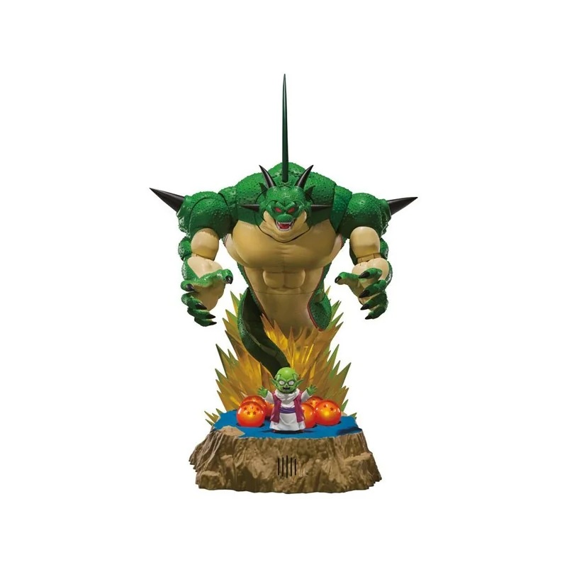 DBZ SH Figuarts Porunga & Dende Luminous Dragon Ball Set Come Forth Genuine Shenron 28cm