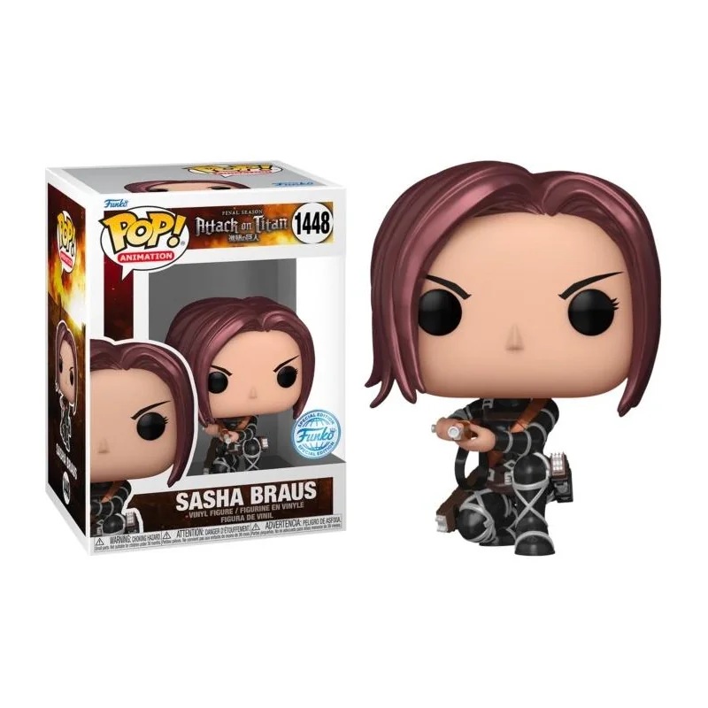ATTACK ON TITANS S5 – POP Animation N 1448 – Sasha Special Edit. Pop figures