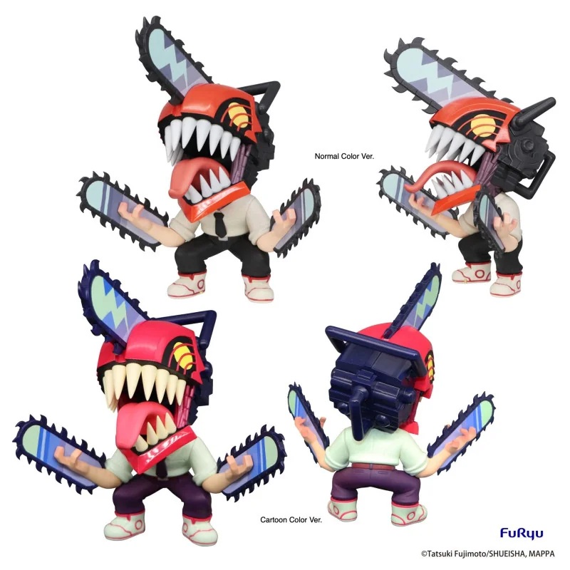 Chainsaw Man Toonize Figure Chainsaw Man Normal and Cartoon Color Ver. Figurine