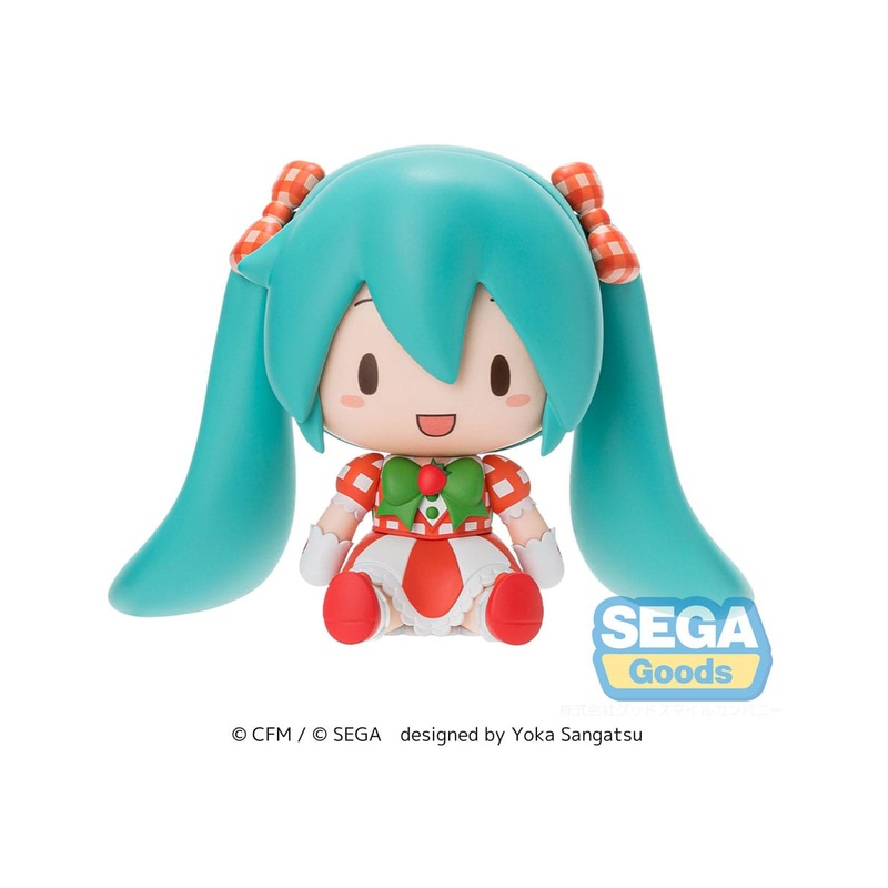 Character Vocal Series 01: Hatsune Miku – Fuwa Petit Chibi figure Hatsune Miku x Love and Berry Dress Up and Dance! Lovely Straw
