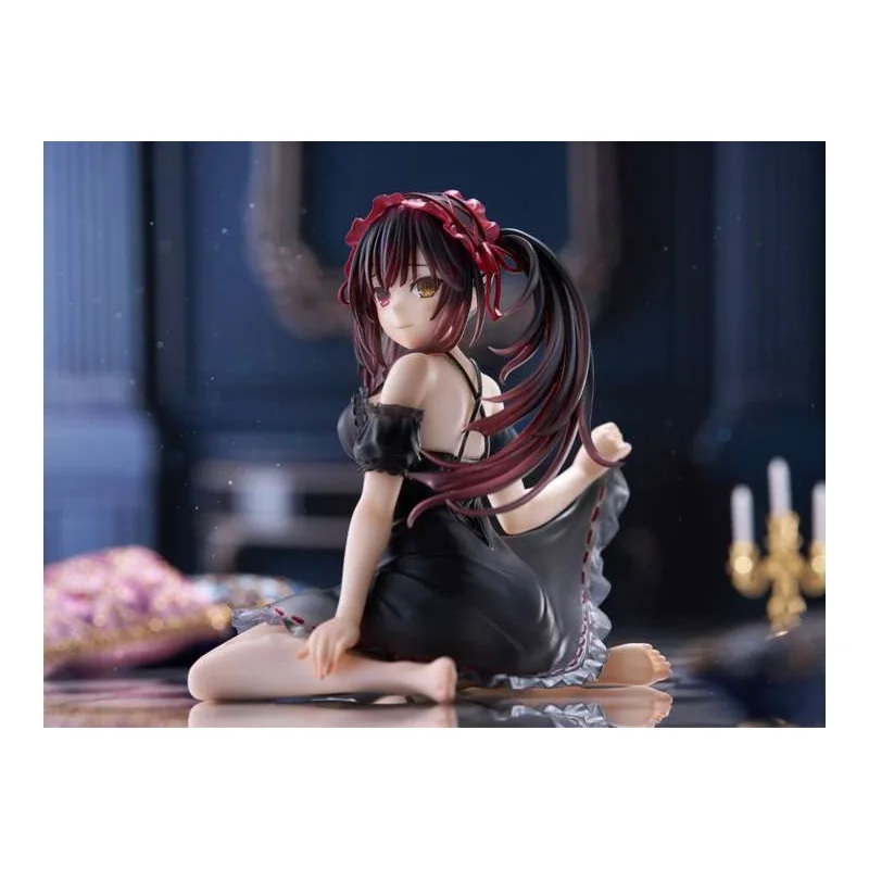 Date A Live V Kurumi Tokisaki Nightwear Desktop Cute Figure Figurine