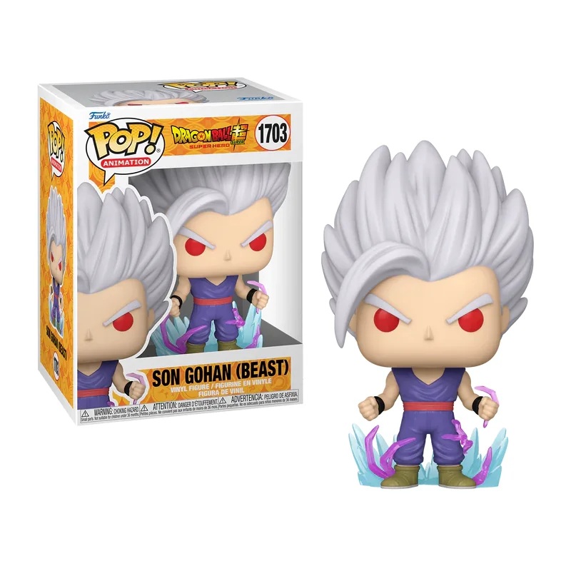 DBS SUPER HERO – POP Animation No. 1703 – Gohan Beast with Chase (GITD) Pop figures