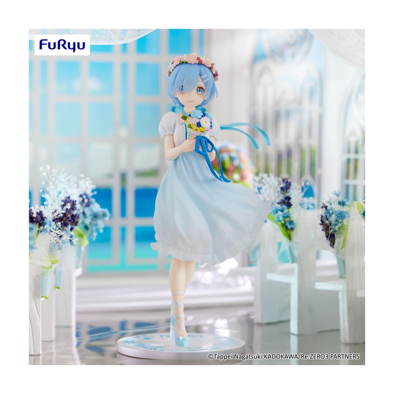 RE ZERO – Rem “Bridesmaid” – Trio-Try-It Statuette 21cm Figurine
