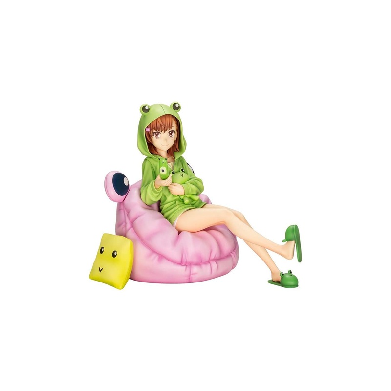 KOTOBUKIYA – A Certain Scientific Railgun T – Misaka Mikoto Frog Happiness Ver. Figure
