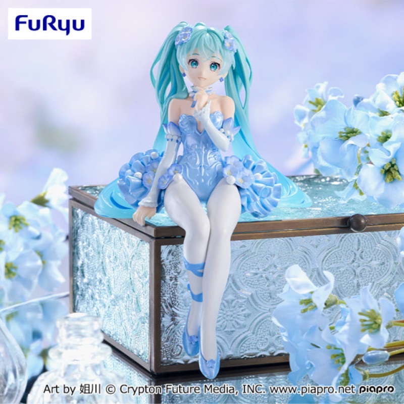 Vocaloid – Hatsune Miku – Noodle Stopper Figure ~Flower Fairy Nemophila Pale Blue ver.~ (FuRyu)