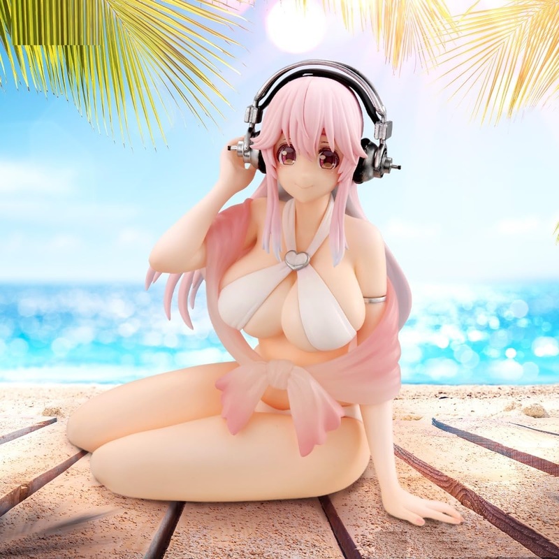 SoniComi (Super Sonico) – Sonico – Noodle Stopper Figure – White Bikini ver. (FuRyu)