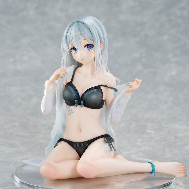 [Pre-Order] Union Creative Fuumi Illustration Okigae Ginpatsu-chan (Sky Blue Morning Limited Costume Ver.) Figure