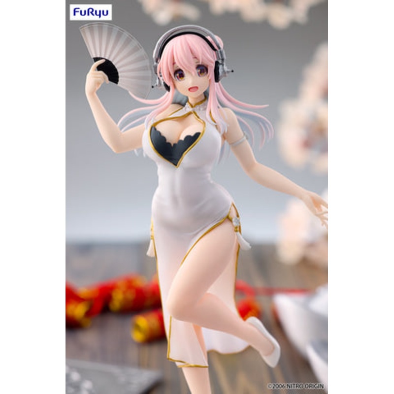 SoniComi (Super Sonico) – Sonico – Trio-Try-iT Figure – White China Dress ver. (FuRyu)