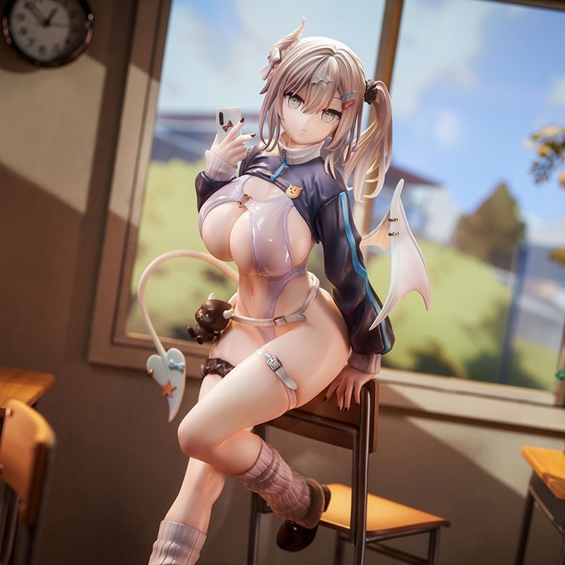 [Pre-Order] Hobby Chaton Sune Illustration Silent Gal Succubus Shinomiya Yuki 1/6 Scale Figure