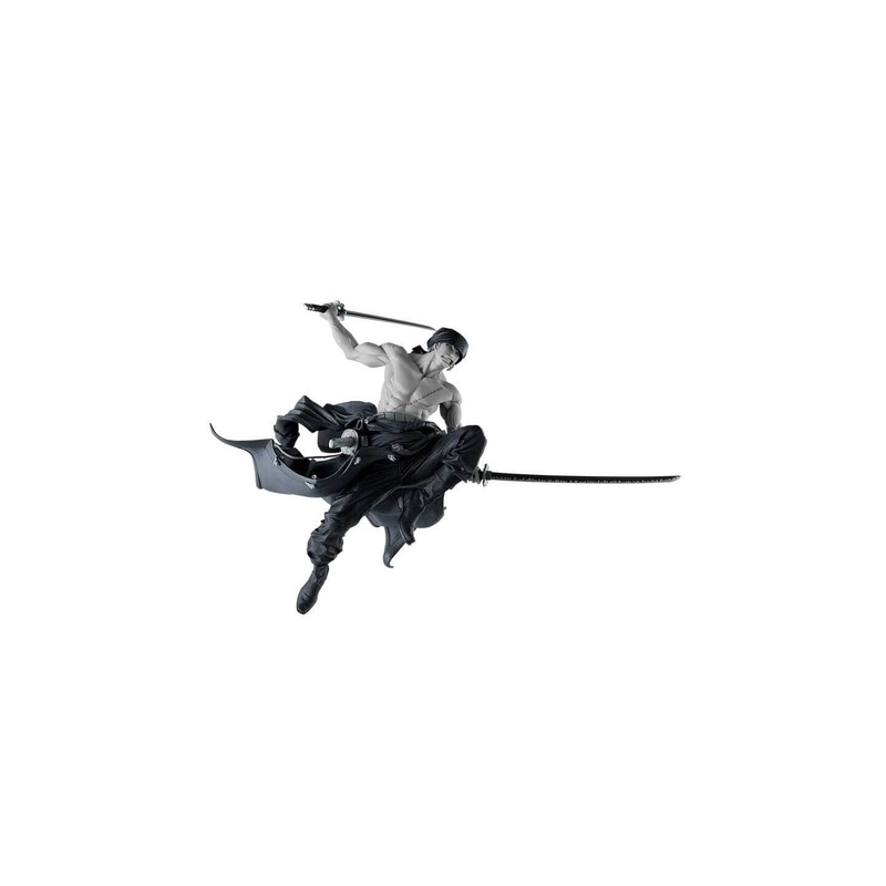 BANPRESTO BWFC – One Piece WORLD FIGURE COLOSSEUM vol.1 – Roronoa Zoro (ver.Monochrome) Figure