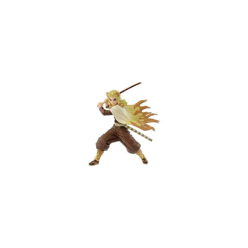 BANDAI Banpresto – Demon Slayer (Kimetsu no Yaiba) VIBRATION STARS Kyjur Rengoku (Sepia Color) Figure