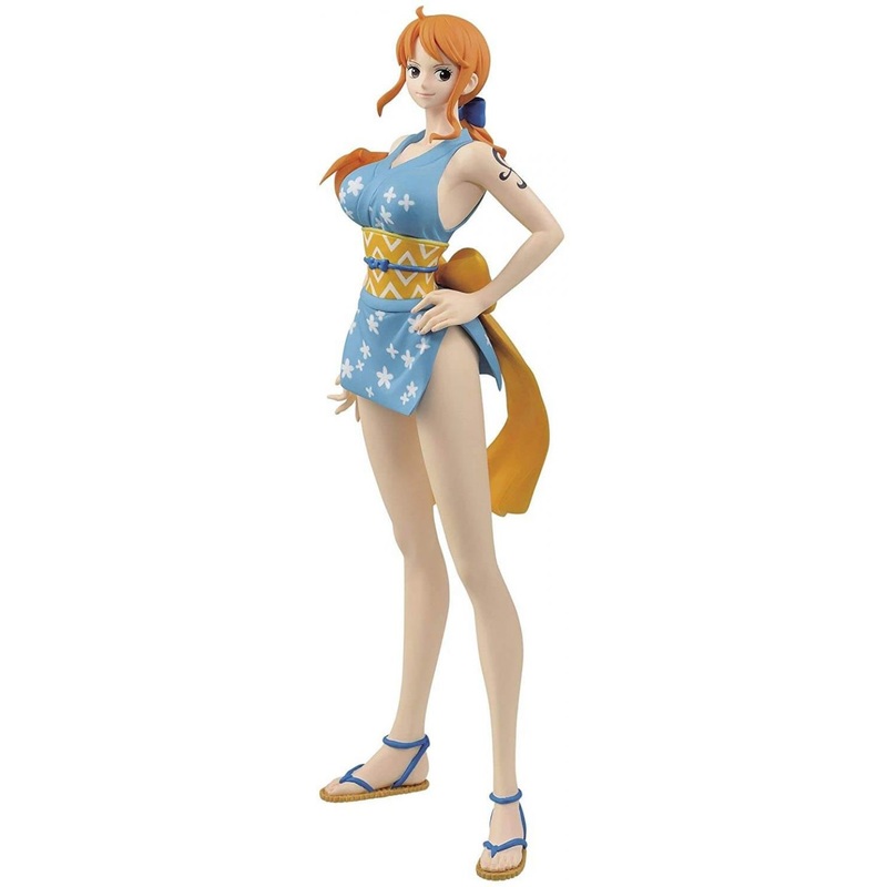 BANDAI Banpresto – One Piece – GLITTERGLAMOURS Nami Wa no Kuni Style Figure Normal Color