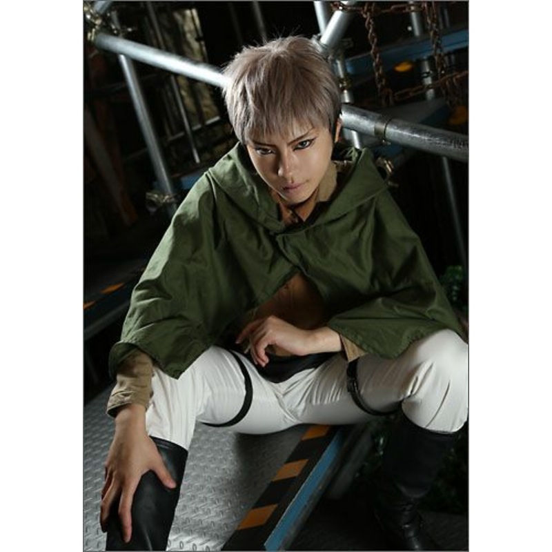 Attack on Titan Jan Kirstein style cosplay wig