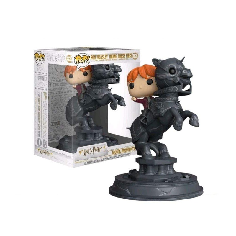 Harry Potter Ron Riding Chess Piece Bobblehead