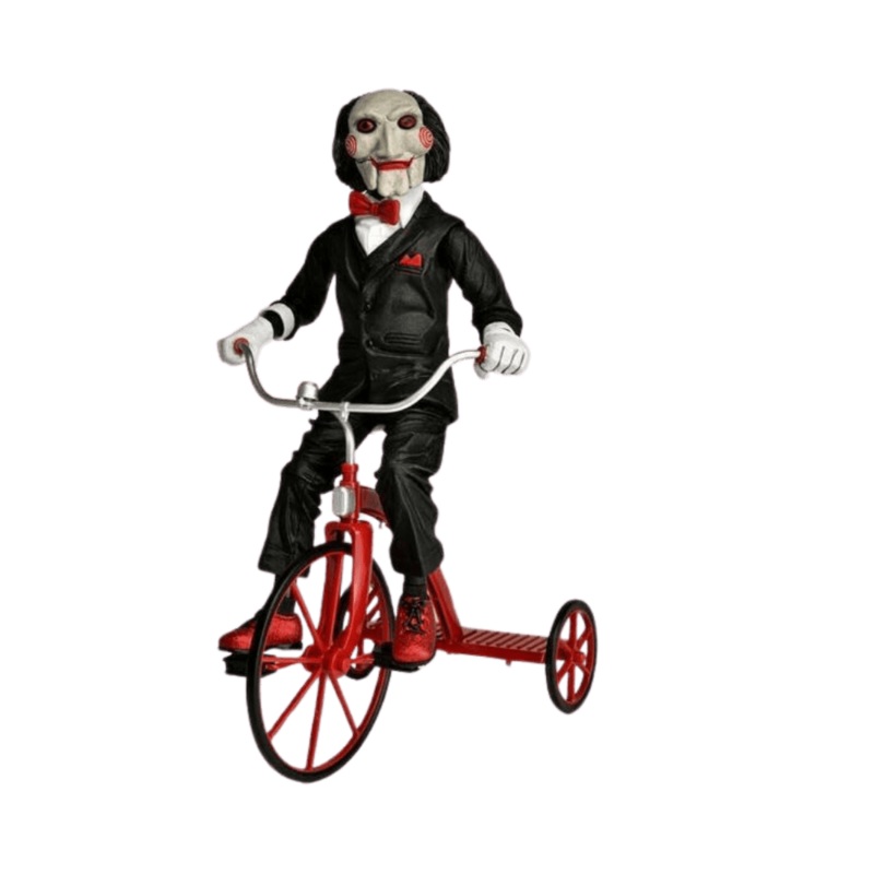 Saw Billy Puppet on Tricycle 12 Action Figure By NECA