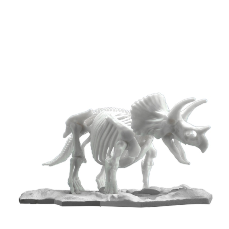 Bandai : Dinosaur Model Kit Limex Skeleton – Triceratops