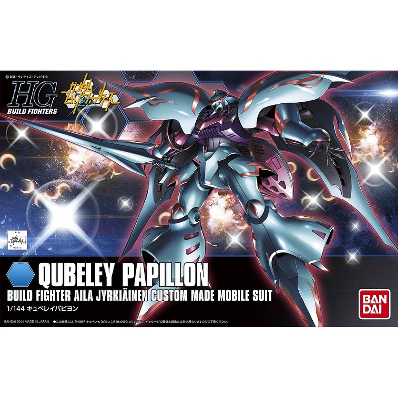 BANDAI Gundam Build Fighters – High Grade Qubeley Papillon Model Kit Figure